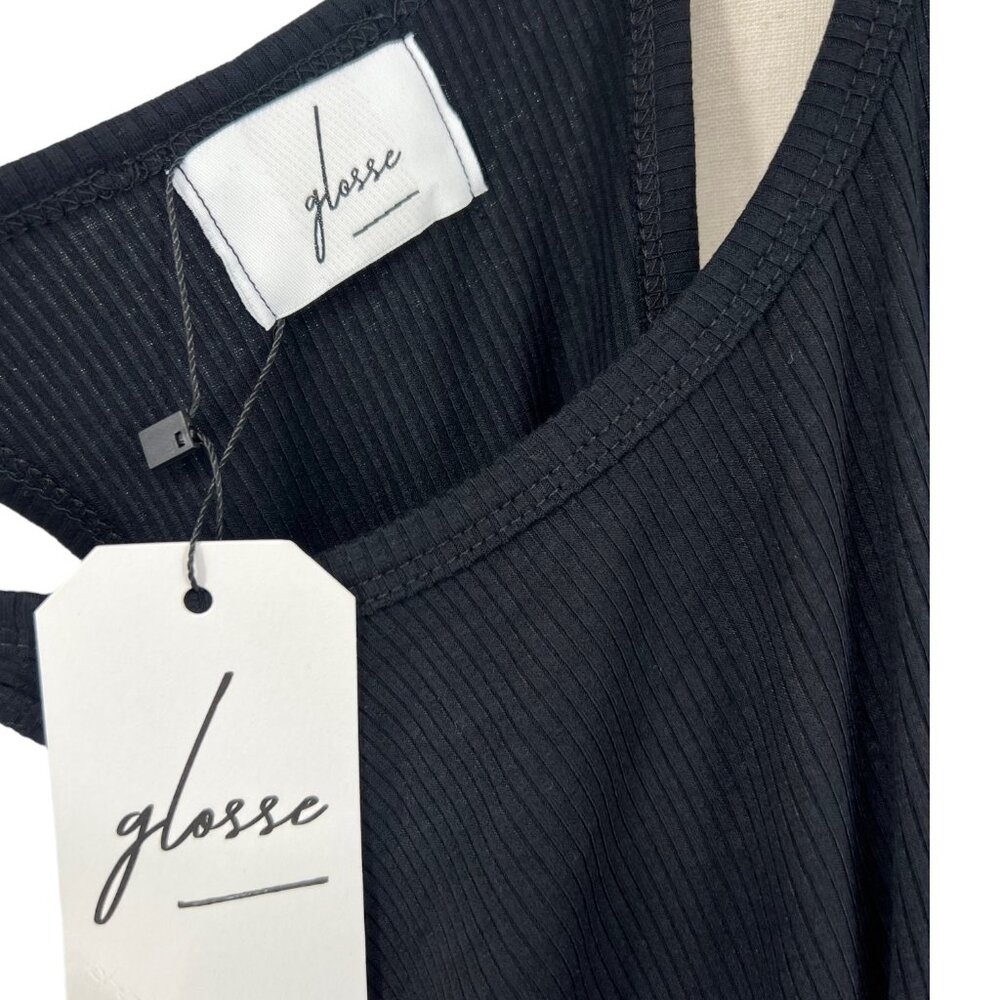 NWT Glosse Racerback Midi Ribbed Dress | Large - Picture 4 of 5